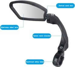 Igoods Fietsspiegel Ebike Links - Fietsspiegel Op Stuur - Verstelbaar -Fietsuitrustings Winkel 1200x1063