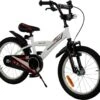 2Cycle Biker Kinderfiets - 18 Inch - Wit - Jongensfiets