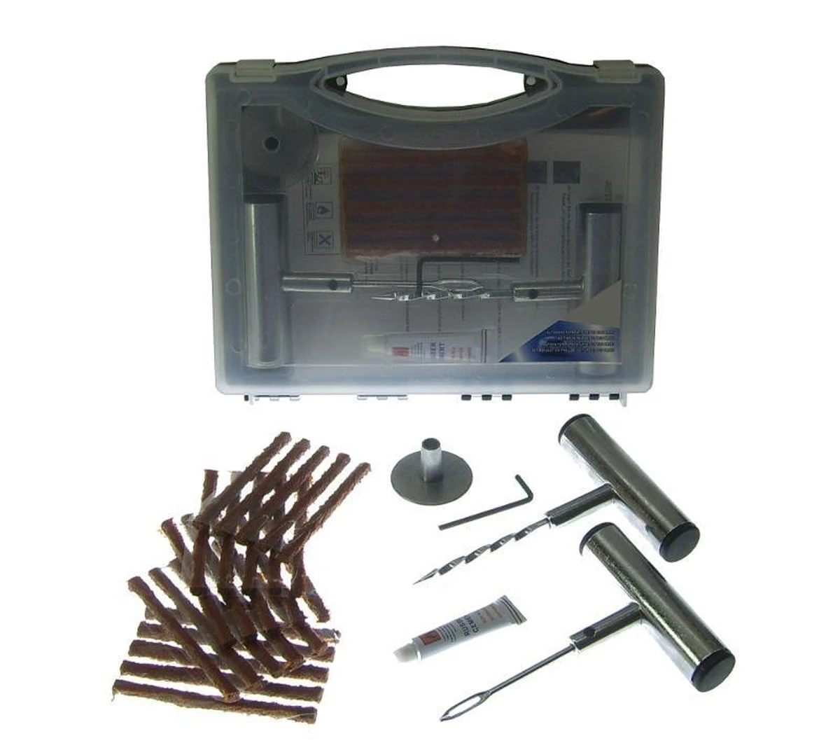 31 Delige Autoband Auto Band Reparatie Set Proffesioneel Zelf Je Autoband Plakken In Handig Opberg Doos 2 31 Delige Autoband Auto Band Reparatie Set Proffesioneel Zelf Je Autoband Plakken In Handig Opberg Doos - Afbeelding 2