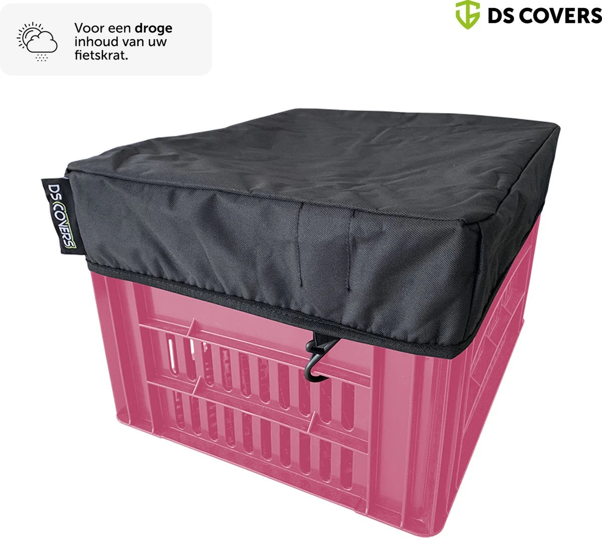 CRATE Fietskrathoes Van DS COVERS – Outdoor – Waterdicht – UV Bescherming – 600D Polyester – Maat L 2 CRATE Fietskrathoes Van DS COVERS – Outdoor – Waterdicht – UV Bescherming – 600D Polyester – Maat L - Afbeelding 2