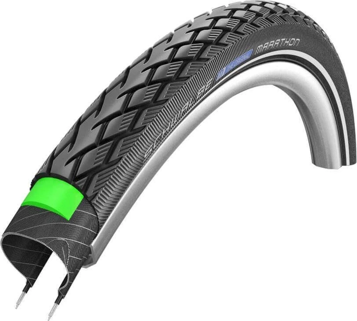 Schwalbe Buitenband - Marathon G-Guard - 20 Inch X 1.50 - Zwart Reflecterend 6 Schwalbe Buitenband - Marathon G-Guard - 20 Inch X 1.50 - Zwart Reflecterend - Afbeelding 6
