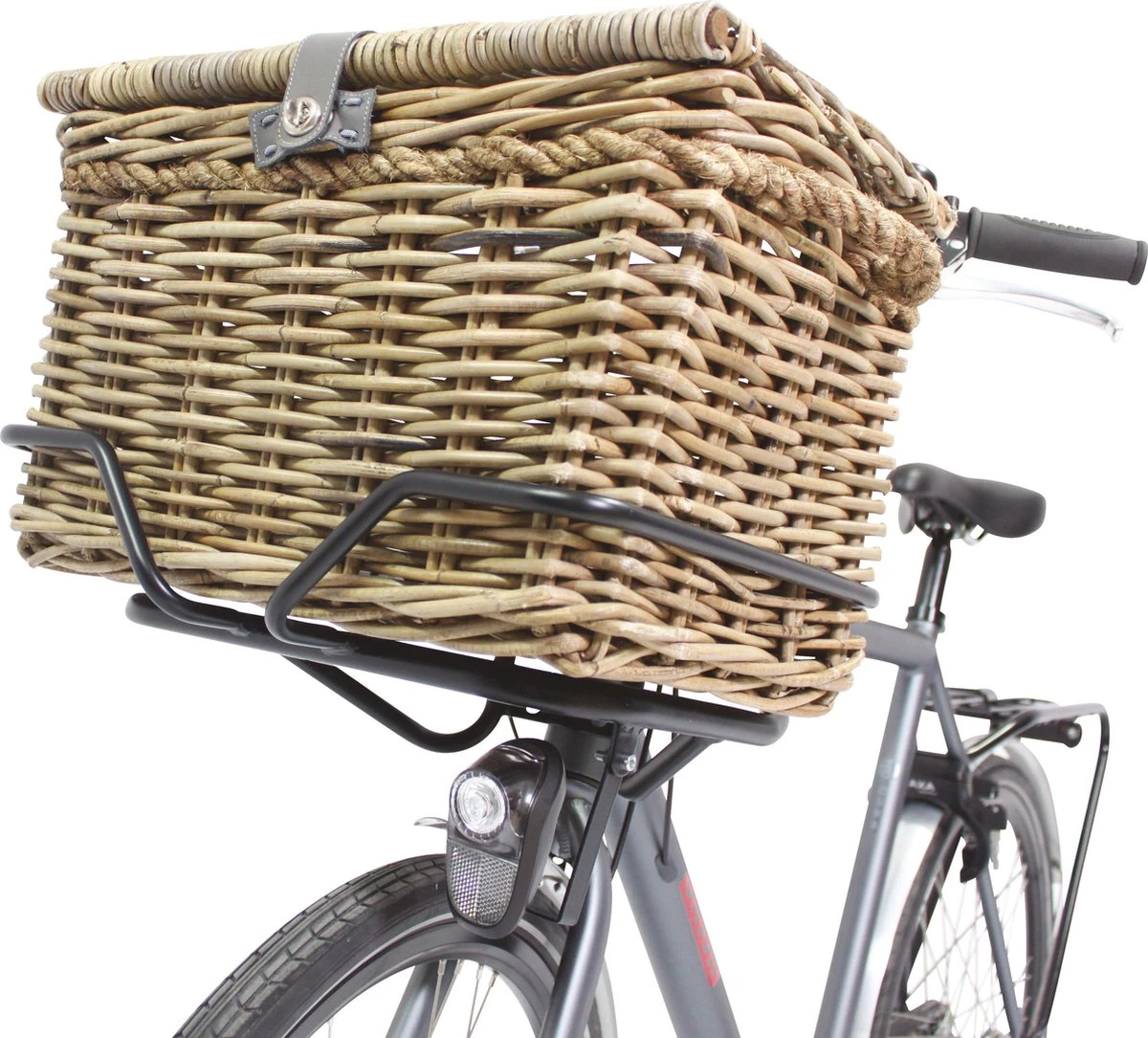 Steco Voordrager Samba Stuurbuis 44 X 32 Cm Zwart 2 Steco Voordrager Samba Stuurbuis 44 X 32 Cm Zwart - Afbeelding 2