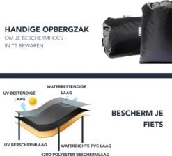 Achaté Fietshoes Universeel Voor Alle Fietsen En Scooters - Waterdicht 420D Oxford - Fiets Hoes Voor 1 Fiets - Incl. Opbergzak 16 Achaté Fietshoes Universeel Voor Alle Fietsen En Scooters - Waterdicht 420D Oxford - Fiets Hoes Voor 1 Fiets - Incl. Opbergzak -Fietsuitrustings Winkel 1200x1089 6