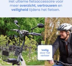 Merkloos Fietsspiegel - Set Van 2 - EBike Fiets Spiegel - Verstelbaar - Achteruitkijkspiegel Fiets - Links En Rechts - Extra Voordelig -Fietsuitrustings Winkel 1200x1091