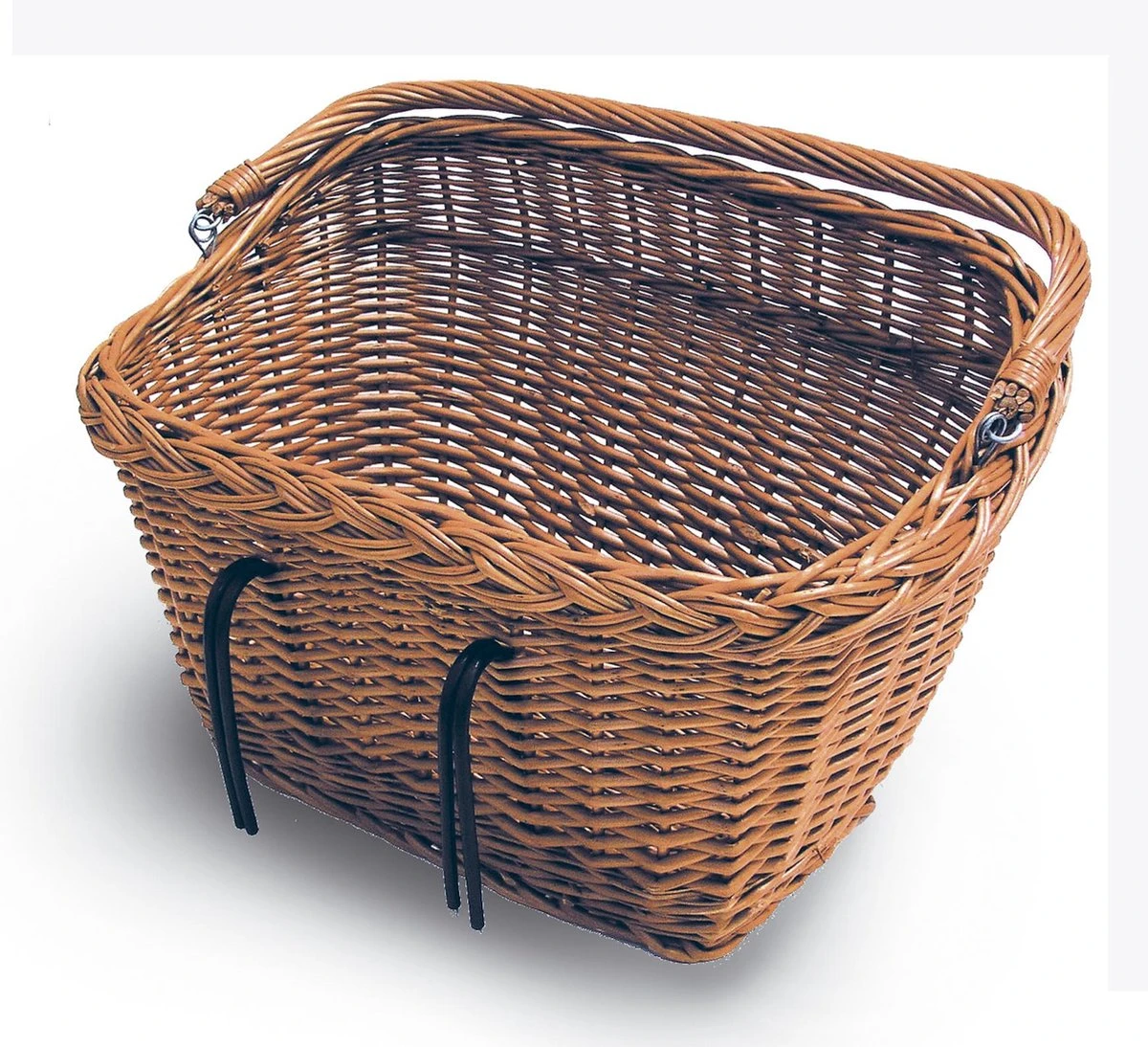 Basil Dublin Fietsmand - Voor Of Achter - Inclusief Haken - Bruin 1 Basil Dublin Fietsmand - Voor Of Achter - Inclusief Haken - Bruin