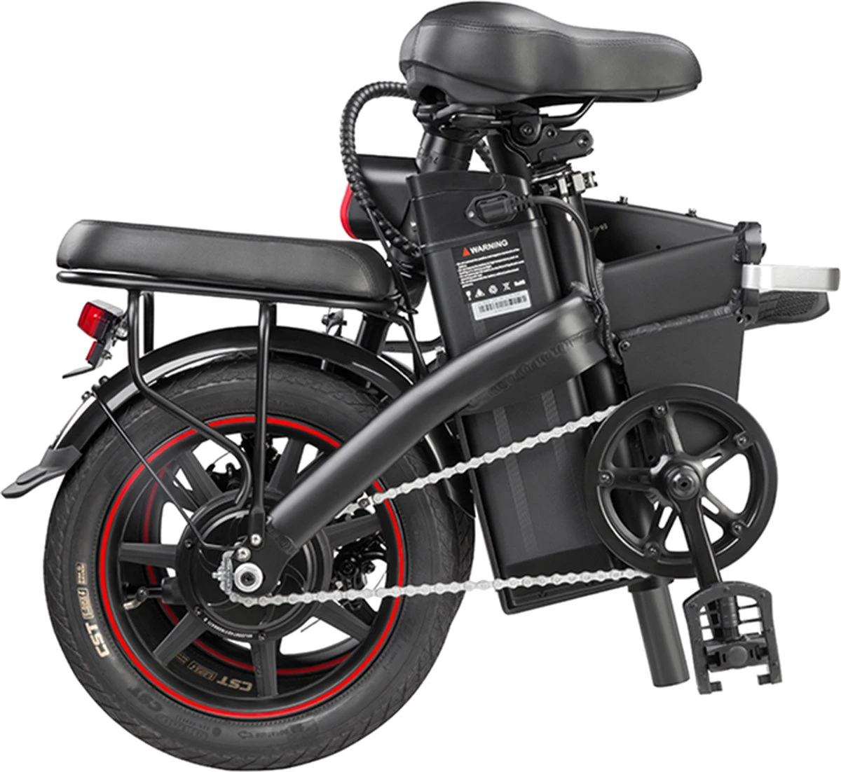 F-Wheel DYU A5 - Elektrische Vouwfiets - E Bike - 14 Inch - 7.5 Ah - 25km/u - Zwart 11 F-Wheel DYU A5 - Elektrische Vouwfiets - E Bike - 14 Inch - 7.5 Ah - 25km/u - Zwart - Afbeelding 11