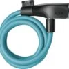 AXA Resolute 8/120 Kabelslot – Slot Voor Fietsen - Gebruiksvriendelijk - 120 Cm Lang - Diameter 8 Mm - Licht Blauw