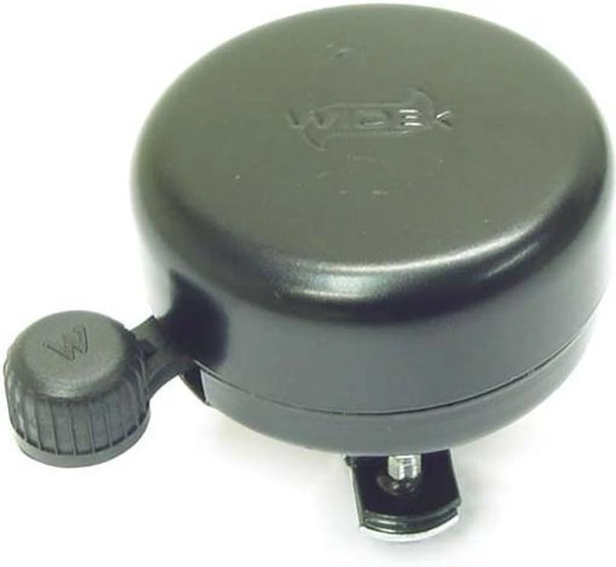 Fietsbel Widek Staal - Zwart Gelakt (werkplaatsverpakking) 4 Fietsbel Widek Staal - Zwart Gelakt (werkplaatsverpakking) - Afbeelding 4