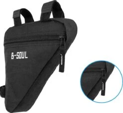 Merkloos Fiets Frame Tas - Driehoek Opbergtas - Frametas Racefiets - Fietstas Stuur / Zadel - Wielrennen - Fietsframe Opbergtas - Waterproof