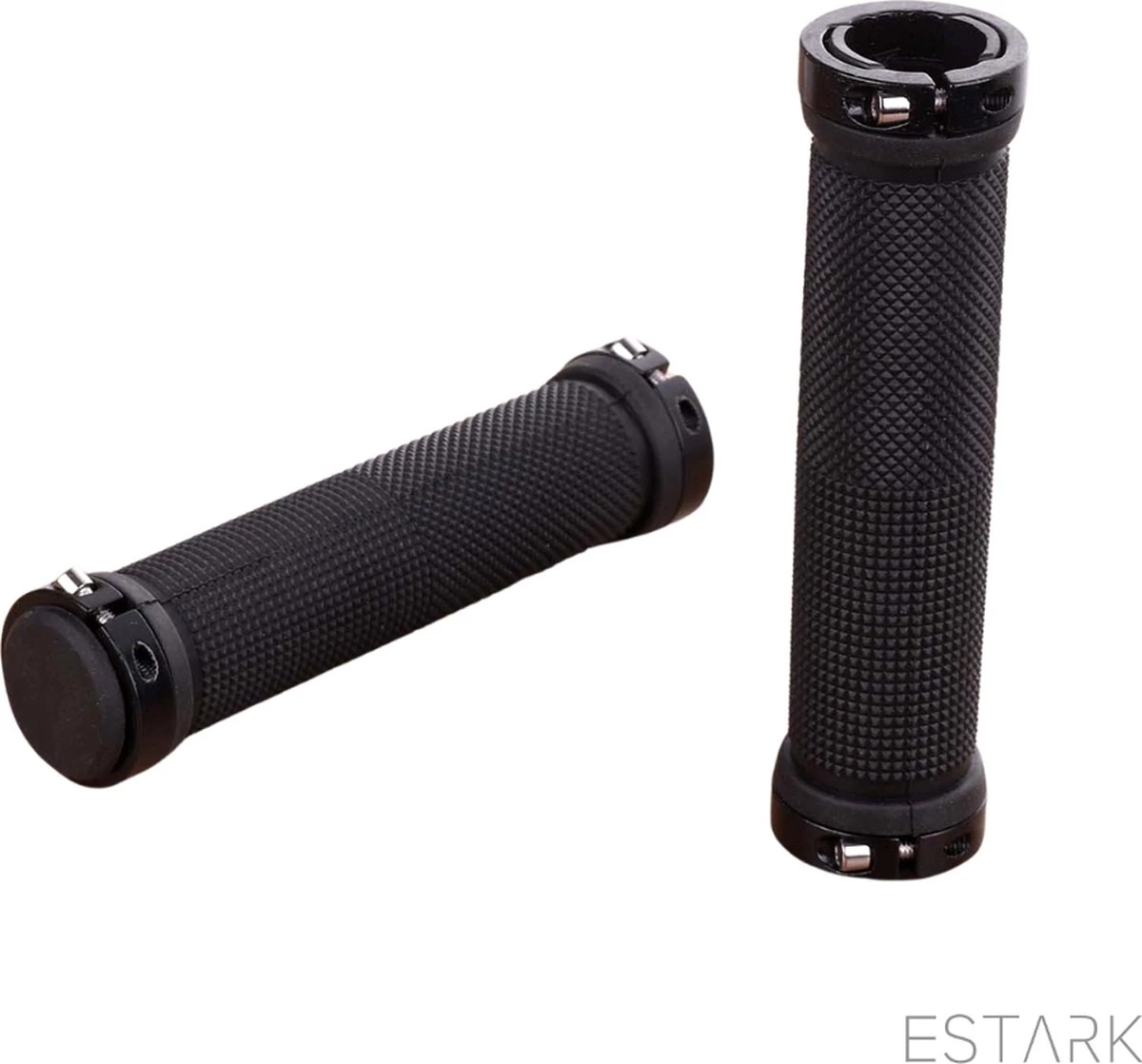 ESTARK® - Fietshandvatten - Lock-On - Handvatten - Universeel - Fiets – Mountainbike – Professioneel - Grips - Extra Grip – Fietshandvaten -Handvaten - Handig Te Monteren - Anti-slip – Fietsen – Stuur – Bikegrips – Lock-on Aanspanbaar - Zwart - LO-zw 9 ESTARK® - Fietshandvatten - Lock-On - Handvatten - Universeel - Fiets – Mountainbike – Professioneel - Grips - Extra Grip – Fietshandvaten -Handvaten - Handig Te Monteren - Anti-slip – Fietsen – Stuur – Bikegrips – Lock-on Aanspanbaar - Zwart - LO-zw - Afbeelding 9