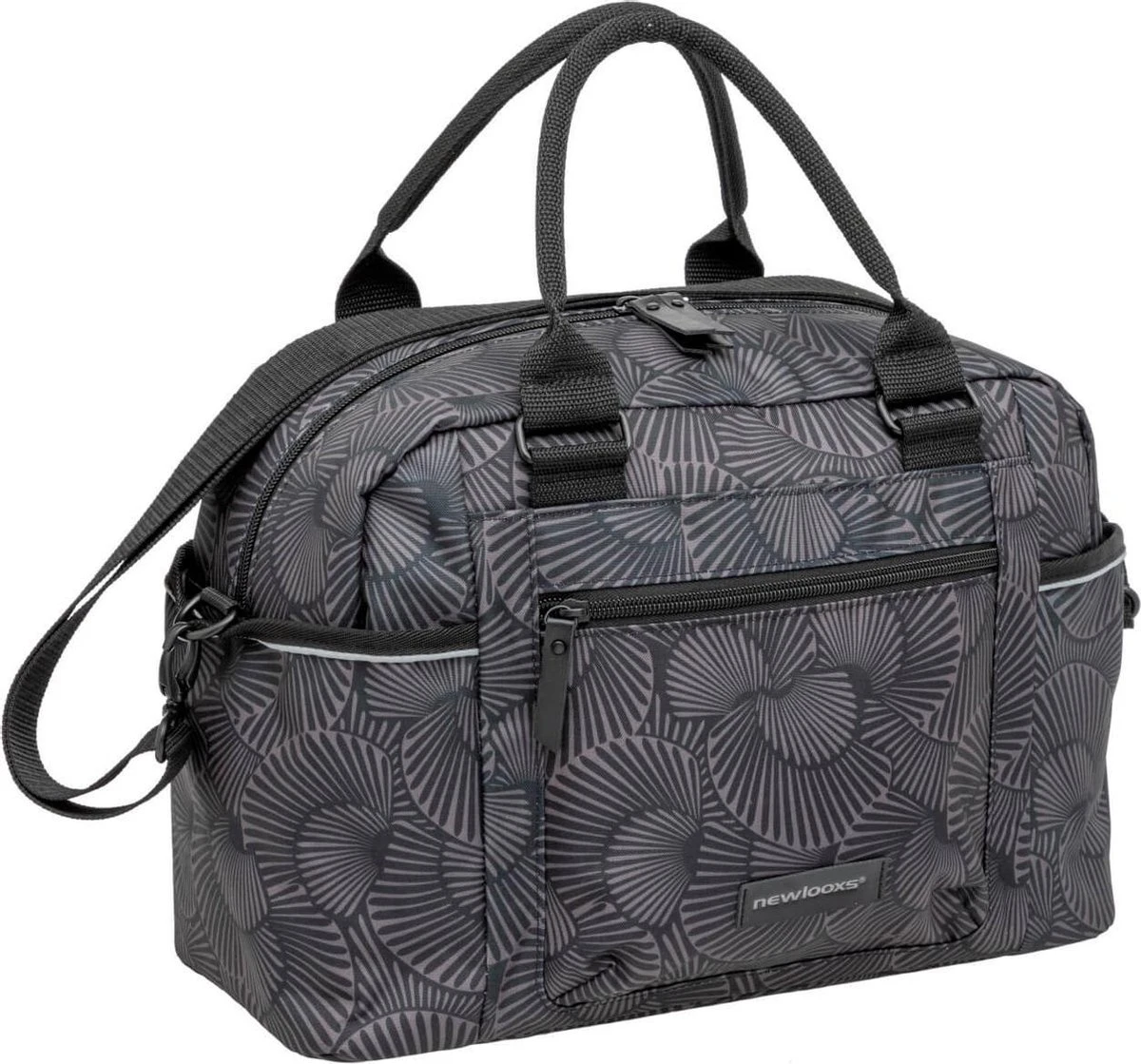 New Looxs Bari Selo Enkele Fietstas - Afneembaar Schoudertas - 13 Liter - Zwart 1 New Looxs Bari Selo Enkele Fietstas - Afneembaar Schoudertas - 13 Liter - Zwart