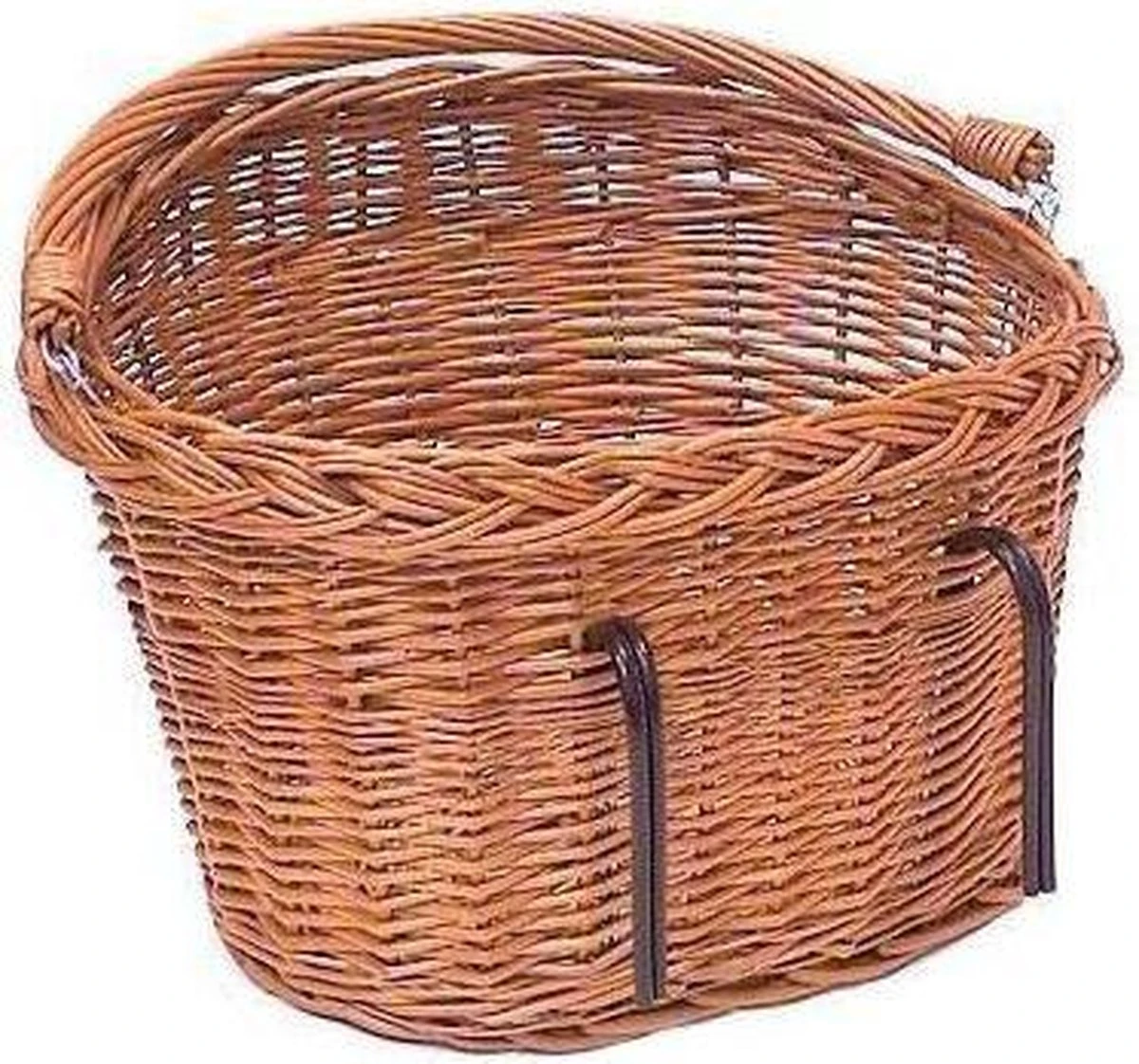 Basil Detroit Fietsmand - Voor Of Achter - Inclusief Haken - Bruin 2 Basil Detroit Fietsmand - Voor Of Achter - Inclusief Haken - Bruin - Afbeelding 2