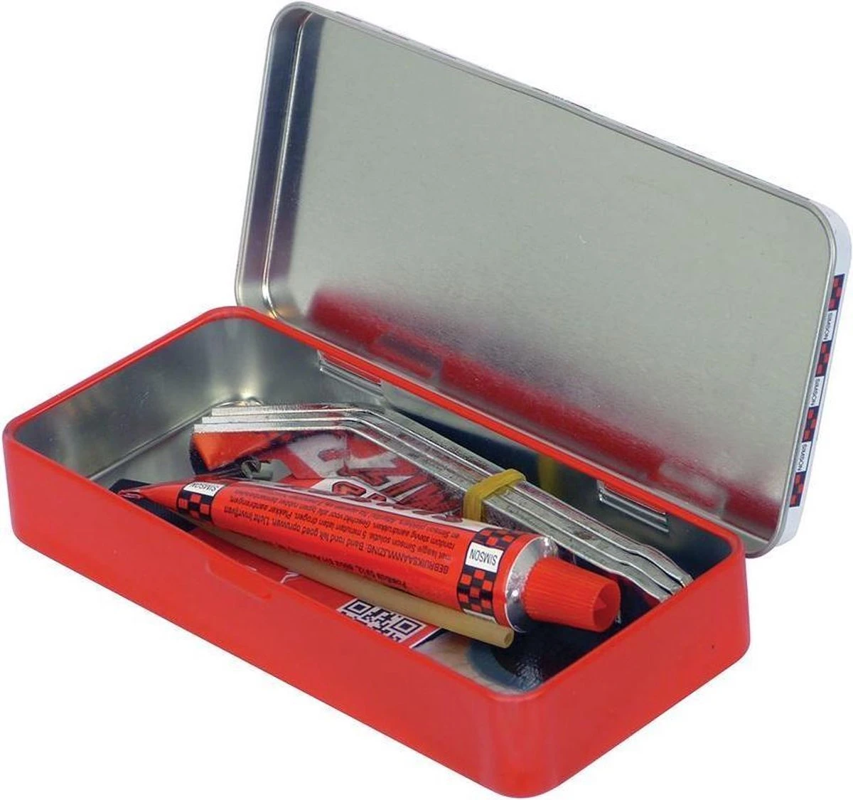 Simson Bandenreparatieset - Bandenplakset Compleet - Type Normaal T.b.v. Fiets - 7 Delig 18 Simson Bandenreparatieset - Bandenplakset Compleet - Type Normaal T.b.v. Fiets - 7 Delig - Afbeelding 18