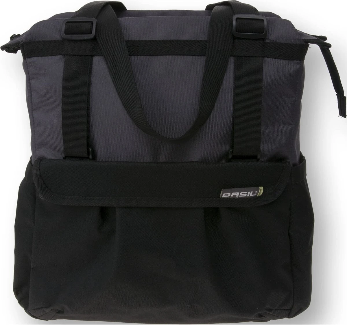 Basil Shopper Enkele Fietstas - Zwart - 20 Liter 8 Basil Shopper Enkele Fietstas - Zwart - 20 Liter - Afbeelding 8