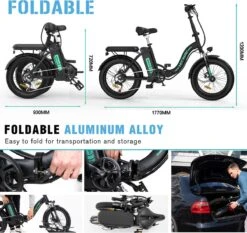 HITWAY E Bike Fat Tire Urban Opvouwbare Elektrische Fiets, 20 Inch, 250W/36V/11,2Ah Batterij Voor Heren En Dames -Fietsuitrustings Winkel 1200x1134 12