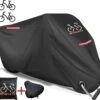 Beschermhoes + Zadelhoes + Opbergtas - 2 Fietsen - 210D - Alle Weersinvloeden - 75 X 110 X 200 Cm (B*H*L)