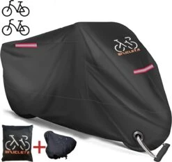 Beschermhoes + Zadelhoes + Opbergtas - 2 Fietsen - 210D - Alle Weersinvloeden - 75 X 110 X 200 Cm (B*H*L)