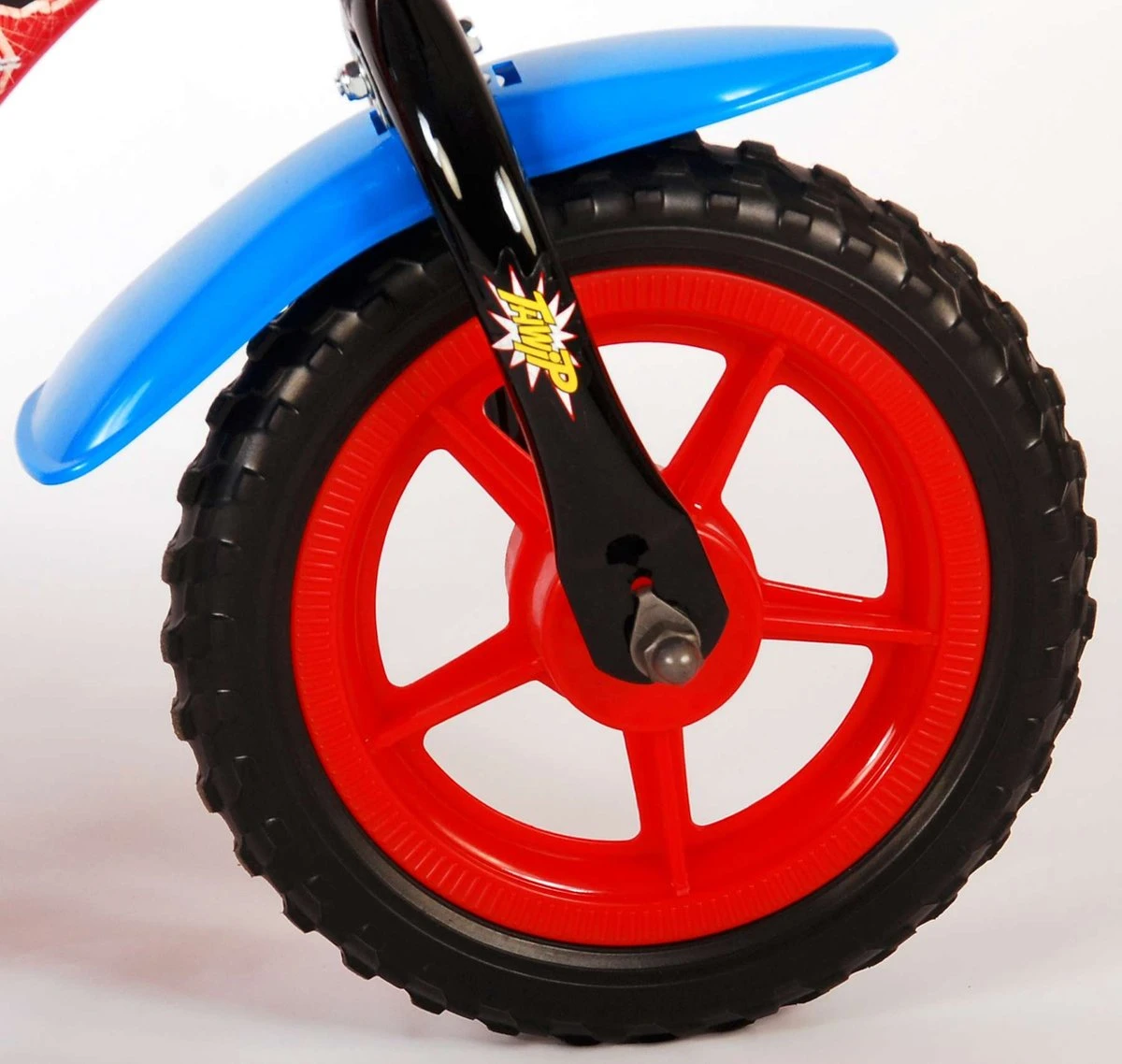 Marvel Spider-Man Kinderfiets - Jongens - 10 Inch - Rood/Blauw - Doortrapper 4 Marvel Spider-Man Kinderfiets - Jongens - 10 Inch - Rood/Blauw - Doortrapper - Afbeelding 4