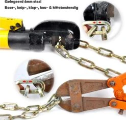 LLOCX Kettingslot Van 1 Meter + 2 Sleutels - 5mm Roestvrij Staal - 900gr. Aluminium - Krasvrij En Scheurvrij - Zwarte Sleeve - Sluiting Met Anti-Stofklep 9 LLOCX Kettingslot Van 1 Meter + 2 Sleutels - 5mm Roestvrij Staal - 900gr. Aluminium - Krasvrij En Scheurvrij - Zwarte Sleeve - Sluiting Met Anti-Stofklep -Fietsuitrustings Winkel 1200x1143 4