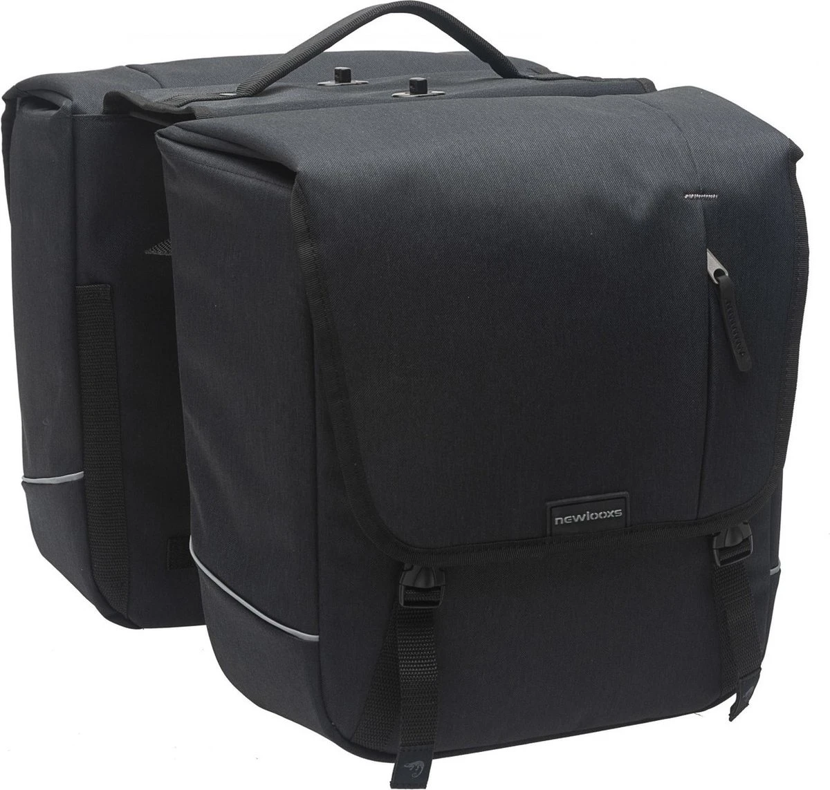 New Looxs Nova Detachable Dubbele Fietstas - Afneembaar - 32 Liter - Grijs 7 New Looxs Nova Detachable Dubbele Fietstas - Afneembaar - 32 Liter - Grijs - Afbeelding 7