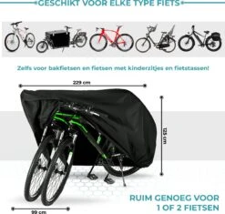 Aomni Universele Fietshoes - Voor 1 Fiets Of 2 Fietsen - Waterdicht En Ultra Sterk - Incl. Opbergzak -Fietsuitrustings Winkel 1200x1144 4