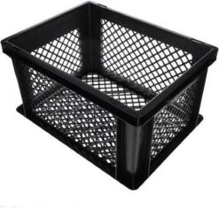 Lastpak Fietskrat Kunststof Zwart - L40 X B30 X H22 Cm