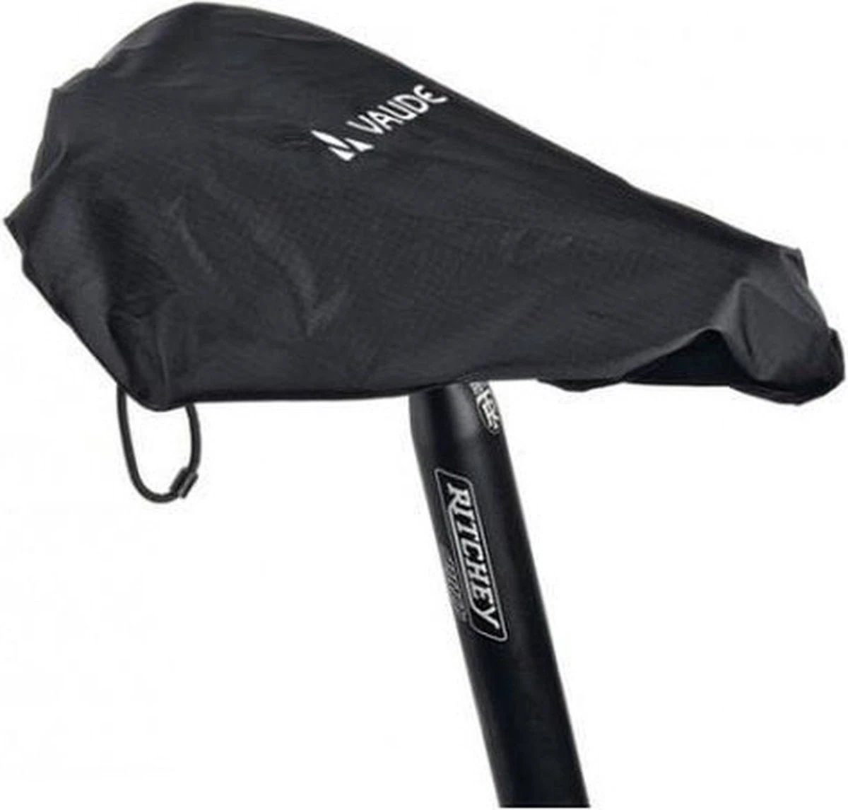 VAUDE Raincover For Saddles Fietszadelhoes - L - Black - Reflecterende Elementen 2 VAUDE Raincover For Saddles Fietszadelhoes - L - Black - Reflecterende Elementen - Afbeelding 2