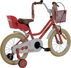 2Cycle Paris Meisjesfiets - 16 Inch - Roze-Wit - Met Poppenzitje - Meisjesfiets -Fietsuitrustings Winkel 1200x1147 9