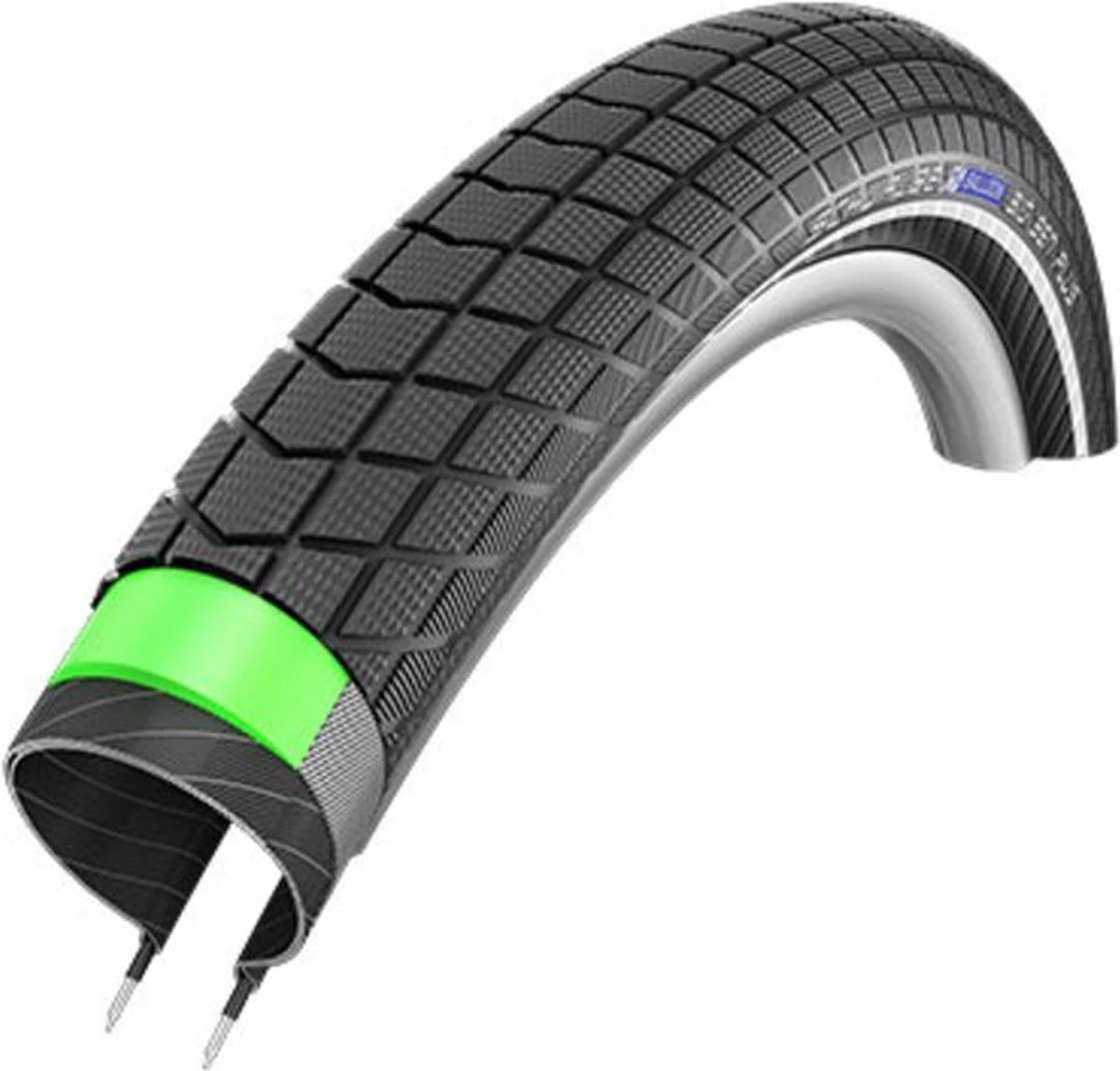 Schwalbe Buitenband - Big Ben Plus - 28 Inch X 2.00 - Zwart Reflecterend 1 Schwalbe Buitenband - Big Ben Plus - 28 Inch X 2.00 - Zwart Reflecterend