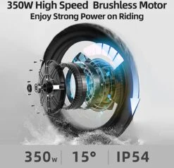 F-Wheel DYU A5 - Elektrische Vouwfiets - E Bike - 14 Inch - 7.5 Ah - 25km/u - Zwart 24 F-Wheel DYU A5 - Elektrische Vouwfiets - E Bike - 14 Inch - 7.5 Ah - 25km/u - Zwart -Fietsuitrustings Winkel 1200x1154 4