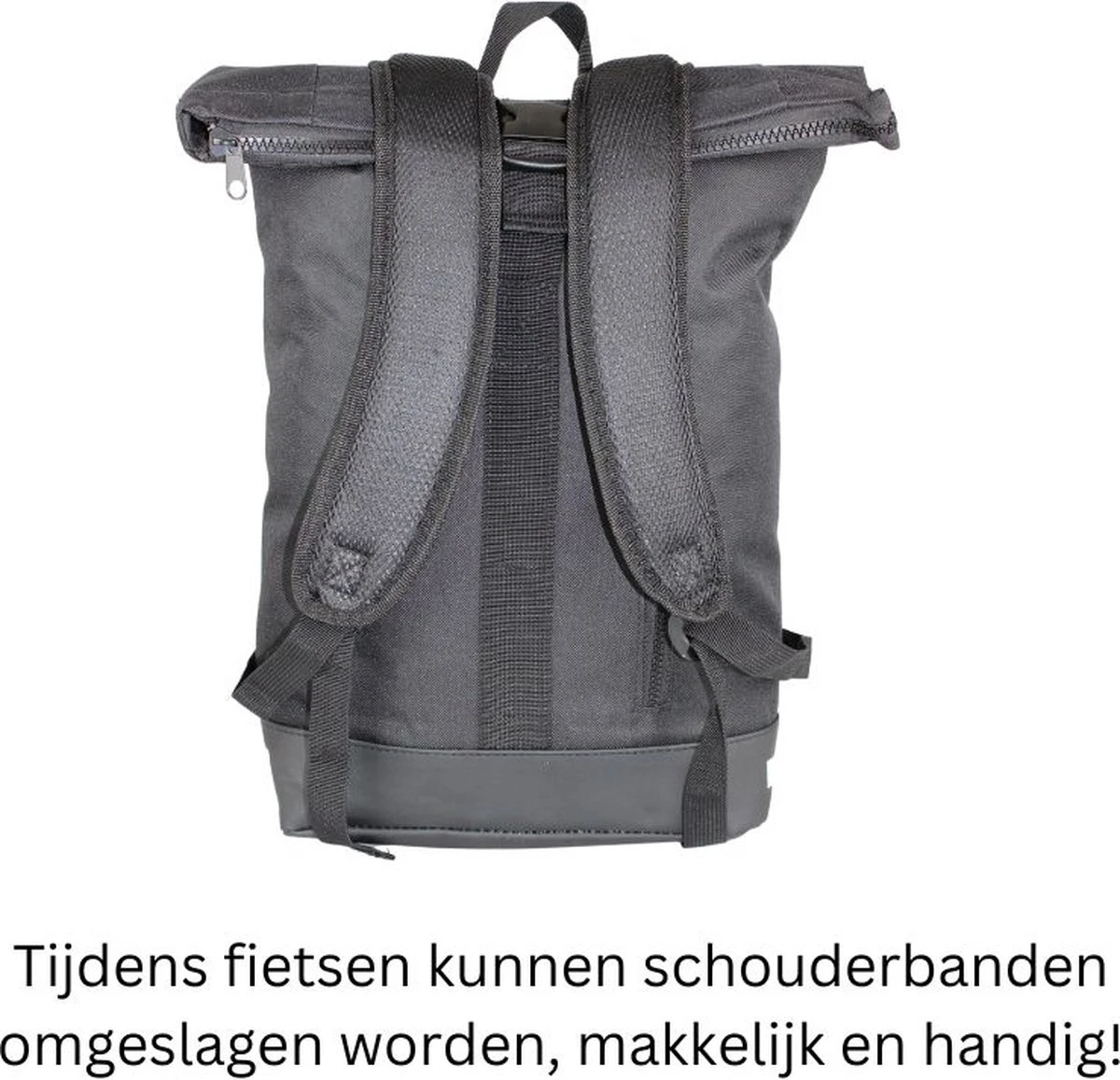 Enkele Fietstas | Rugzak | Fietstas & Rugtas In 1 | Zwart | Waterdicht | 22 Liter | Combinatie 7 Enkele Fietstas | Rugzak | Fietstas & Rugtas In 1 | Zwart | Waterdicht | 22 Liter | Combinatie - Afbeelding 7