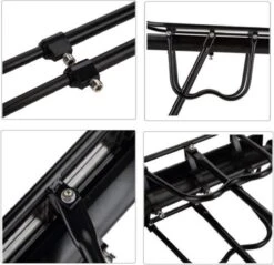 Merkloos Bagagedrager Fiets - Bagagerek Met Zadelpenbevestiging - Aluminium - Zwart - Geschikt Voor Mountainbike & Racefiets 12 Merkloos Bagagedrager Fiets - Bagagerek Met Zadelpenbevestiging - Aluminium - Zwart - Geschikt Voor Mountainbike & Racefiets -Fietsuitrustings Winkel 1200x1159