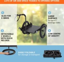 Cargo Bull Travel Aanhangwagen 40kg Fietsaanhanger Zwart/hout 11 Cargo Bull Travel Aanhangwagen 40kg Fietsaanhanger Zwart/hout -Fietsuitrustings Winkel 1200x1160 9