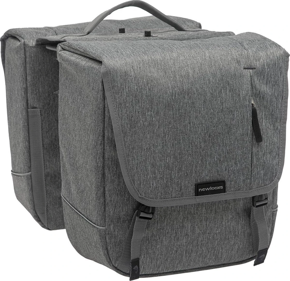 New Looxs Nova Detachable Dubbele Fietstas - Afneembaar - 32 Liter - Grijs 15 New Looxs Nova Detachable Dubbele Fietstas - Afneembaar - 32 Liter - Grijs - Afbeelding 15