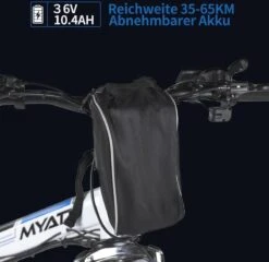 Myatu E-Bike 26-inch E-bike Voor Vrouwen En Mannen, Mountainbike Elektrische Fiets Met 36V 10.4AH Accu En Shimano 21 Versnellingen, 21 Versnellingen, Derailleur, 250 W 16 Myatu E-Bike 26-inch E-bike Voor Vrouwen En Mannen, Mountainbike Elektrische Fiets Met 36V 10.4AH Accu En Shimano 21 Versnellingen, 21 Versnellingen, Derailleur, 250 W -Fietsuitrustings Winkel 1200x1164 8