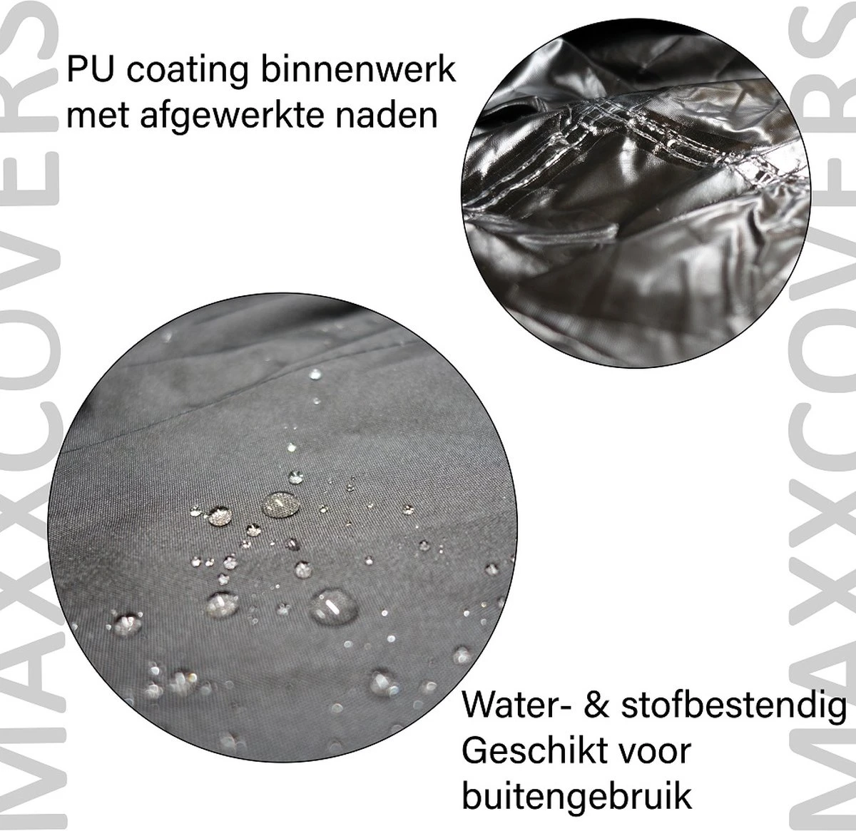 Maxxcovers Cargo Bakfietshoes - Voor 2-wielers Met Regentent Huif - Waterdicht - Zwart 3 Maxxcovers Cargo Bakfietshoes - Voor 2-wielers Met Regentent Huif - Waterdicht - Zwart - Afbeelding 3