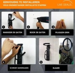 Merkloos Fiets Ophangsysteem | Fietshaak | Muurbeugel Fiets | Fiets Ophangbeugel | Fietsbeugel | Fietsenrek | Fiets Ophangen | Tot 25 KG 10 Merkloos Fiets Ophangsysteem | Fietshaak | Muurbeugel Fiets | Fiets Ophangbeugel | Fietsbeugel | Fietsenrek | Fiets Ophangen | Tot 25 KG -Fietsuitrustings Winkel 1200x1165 14