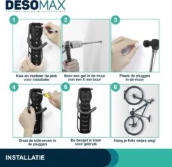 Fiets Ophangsysteem Ophangbeugel En Muurbeugel DesoMax® Muurhaak - Muurbevestiging Voor Met De Wiel Aan De Muur - Wandhouder - Fietshaak 17 Fiets Ophangsysteem Ophangbeugel En Muurbeugel DesoMax® Muurhaak - Muurbevestiging Voor Met De Wiel Aan De Muur - Wandhouder - Fietshaak -Fietsuitrustings Winkel 1200x1166 9