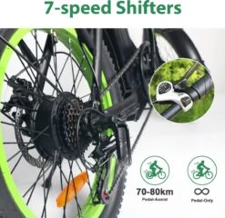 Merkloos Windgoo E20 Urban- Elektrische Fiets - E-bike - 20Inch - 12.5Ah - APP - Fat Tire - 7 Speed Shimano 20 Merkloos Windgoo E20 Urban- Elektrische Fiets - E-bike - 20Inch - 12.5Ah - APP - Fat Tire - 7 Speed Shimano -Fietsuitrustings Winkel 1200x1168 11