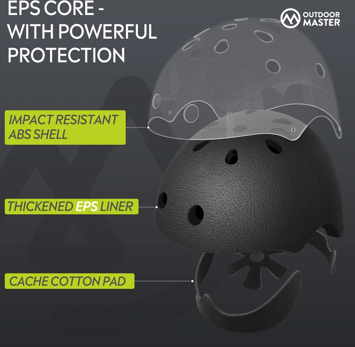 OutdoorMaster Helm Voor Kinderen – Fietselm Kinderen – SkateHelm Kindren – Sporthelm – Jongens – Meisjes – Wit – Maat M (52-56) 6 OutdoorMaster Helm Voor Kinderen – Fietselm Kinderen – SkateHelm Kindren – Sporthelm – Jongens – Meisjes – Wit – Maat M (52-56) - Afbeelding 6