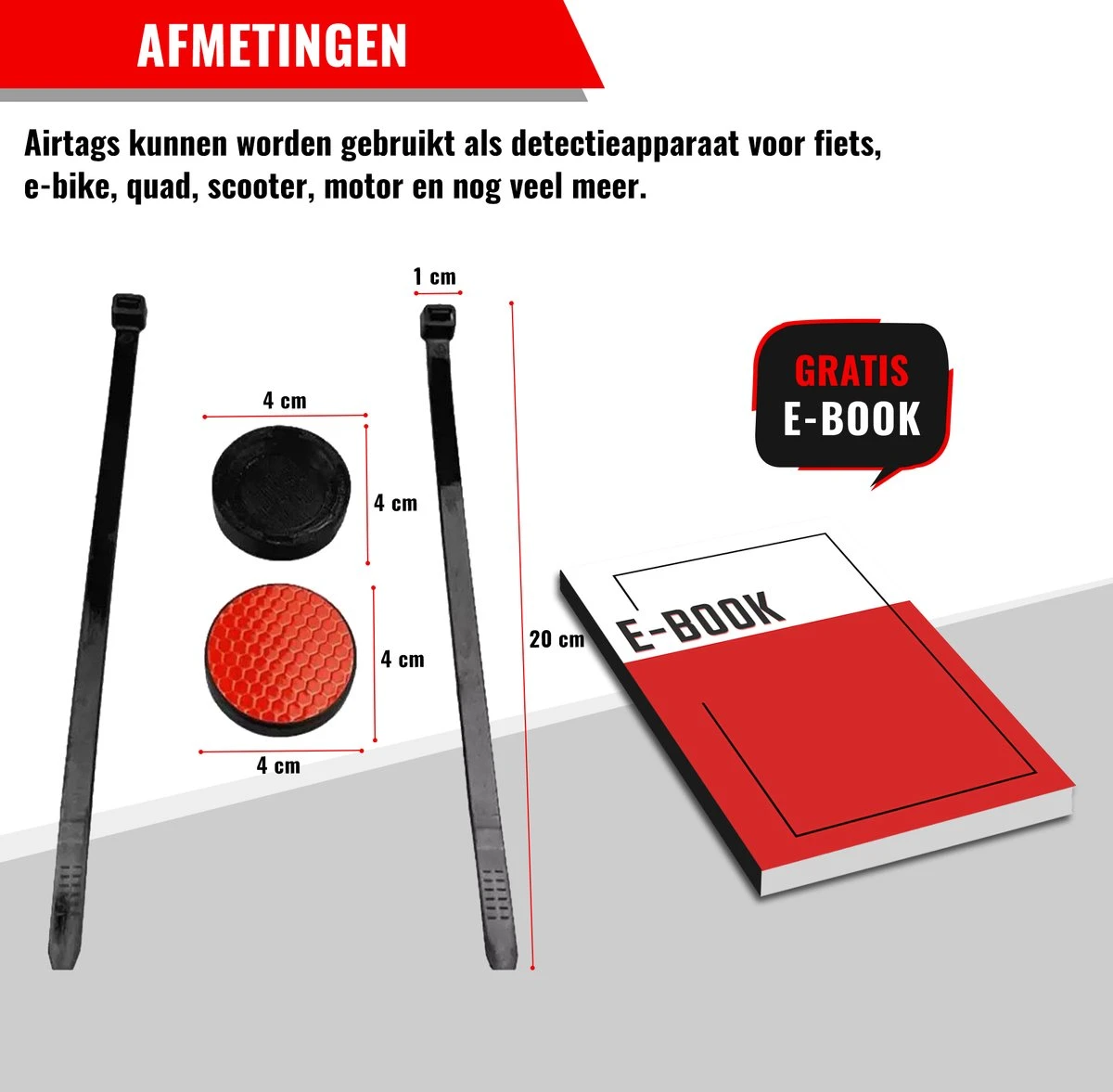Airtag Bike Mount Compatibel Met Apple AirTag Fietsmontage Reflector Antidiefstal Tracering Zwart Montagegereedschap Fiets AppleAirtag AirTag Fiets 5 Airtag Bike Mount Compatibel Met Apple AirTag Fietsmontage Reflector Antidiefstal Tracering Zwart Montagegereedschap Fiets AppleAirtag AirTag Fiets - Afbeelding 5