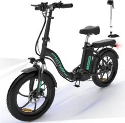 HITWAY E-bike Elektrische Fiets 20" Vouwfiets Met Dikke Banden, 250W/36V/11,2Ah Accu, 35-90 Km, Offroad-mountainbike Met Shimano 7 Versnellingen, CityBike Voor Heren En Dames -Fietsuitrustings Winkel 1200x1178 14