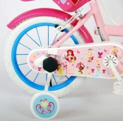 Volare Disney Princess Kinderfiets - Meisjes - 14 Inch - Roze - Twee Handremmen -Fietsuitrustings Winkel 1200x1179 11