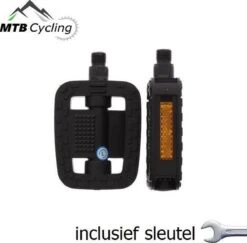 Fiets Pedalen Inclusief Bevestiging Gereedschap - Anti Slip - Trappers Voor Fiets Met Reflector - 14.2mm Schroefdraad - 9/16 Inch -Zwart 11 Fiets Pedalen Inclusief Bevestiging Gereedschap - Anti Slip - Trappers Voor Fiets Met Reflector - 14.2mm Schroefdraad - 9/16 Inch -Zwart -Fietsuitrustings Winkel 1200x1180 4