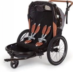 Bobike 2-in-1 Fietskar En Wandelwagen - Zwart/bruin 13 Bobike 2-in-1 Fietskar En Wandelwagen - Zwart/bruin -Fietsuitrustings Winkel 1200x1181 7
