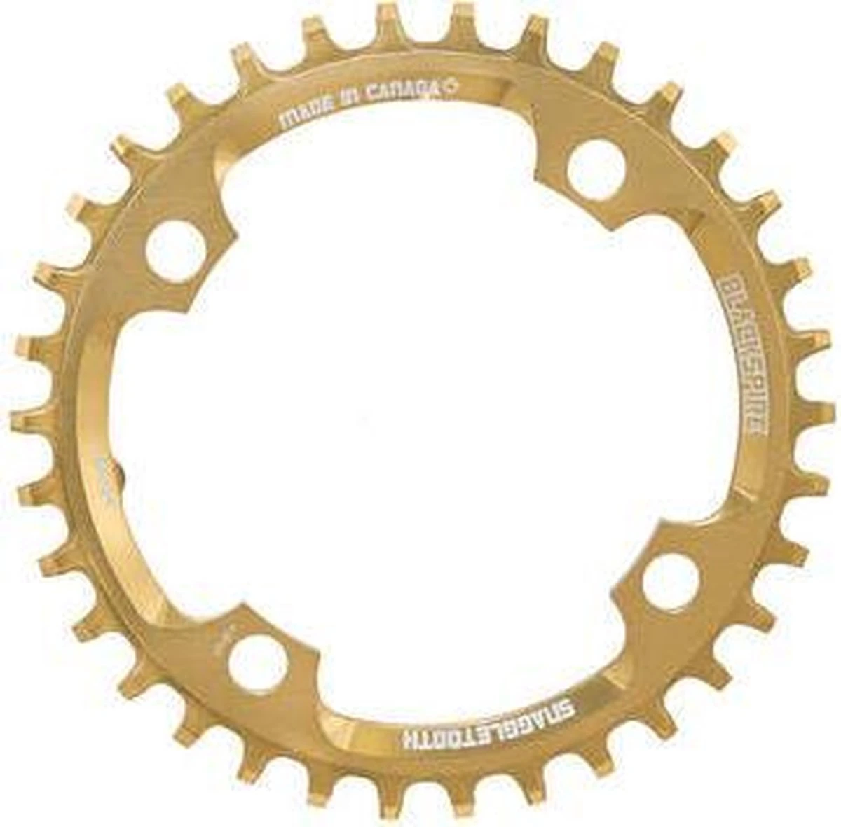 Blackspire - SNAGGLETOOTH 104/34 GOUD 2 Blackspire - SNAGGLETOOTH 104/34 GOUD - Afbeelding 2