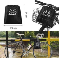 Beschermhoes + Zadelhoes + Opbergtas - 2 Fietsen - 210D - Alle Weersinvloeden - 75 X 110 X 200 Cm (B*H*L) -Fietsuitrustings Winkel 1200x1182 5