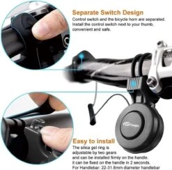 Merkloos Elektrische Fietsbel Mirage T-002 - USB Oplaadbaar - 80 ~ 90dB -Fietsuitrustings Winkel 1200x1184 9