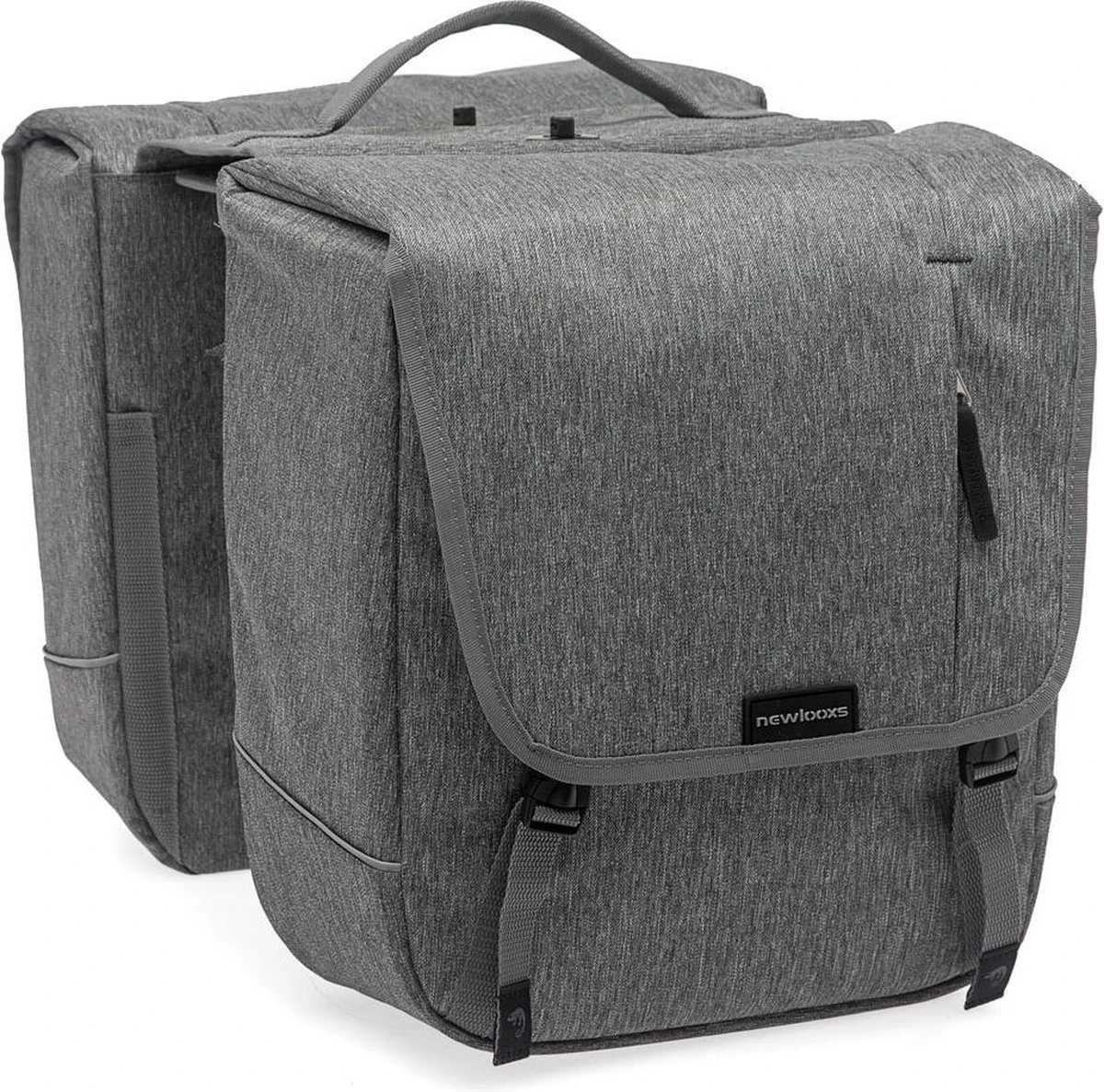 New Looxs Nova Detachable Dubbele Fietstas - Afneembaar - 32 Liter - Grijs 13 New Looxs Nova Detachable Dubbele Fietstas - Afneembaar - 32 Liter - Grijs - Afbeelding 13