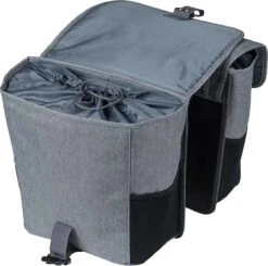 Basil GO Dubbele Fietstas - Grijs - 32 Liter -Fietsuitrustings Winkel 1200x1189 10